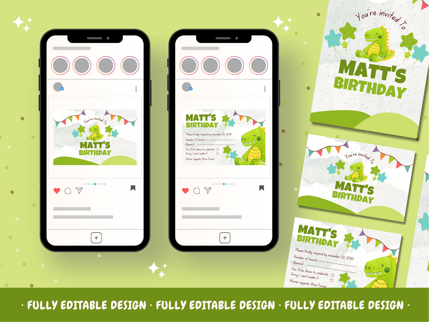 Birthday Party Canva Invitation Templates Fully Editable Canva Templates Dinosaur Adventure Prehistoric Fun Happy Birthday Invitation Cards