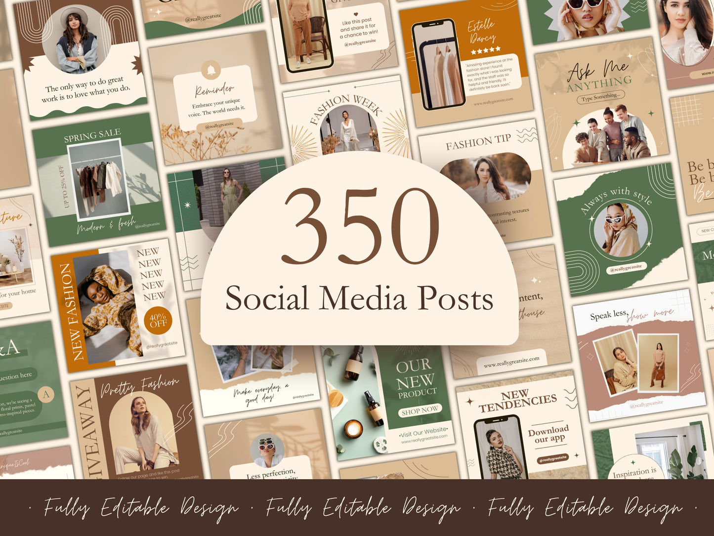 1000 Neutral Social Media Templates Instagram Post Templates IG Story Templates Bundle Instagram Stories Instagram Highlights Canva Template
