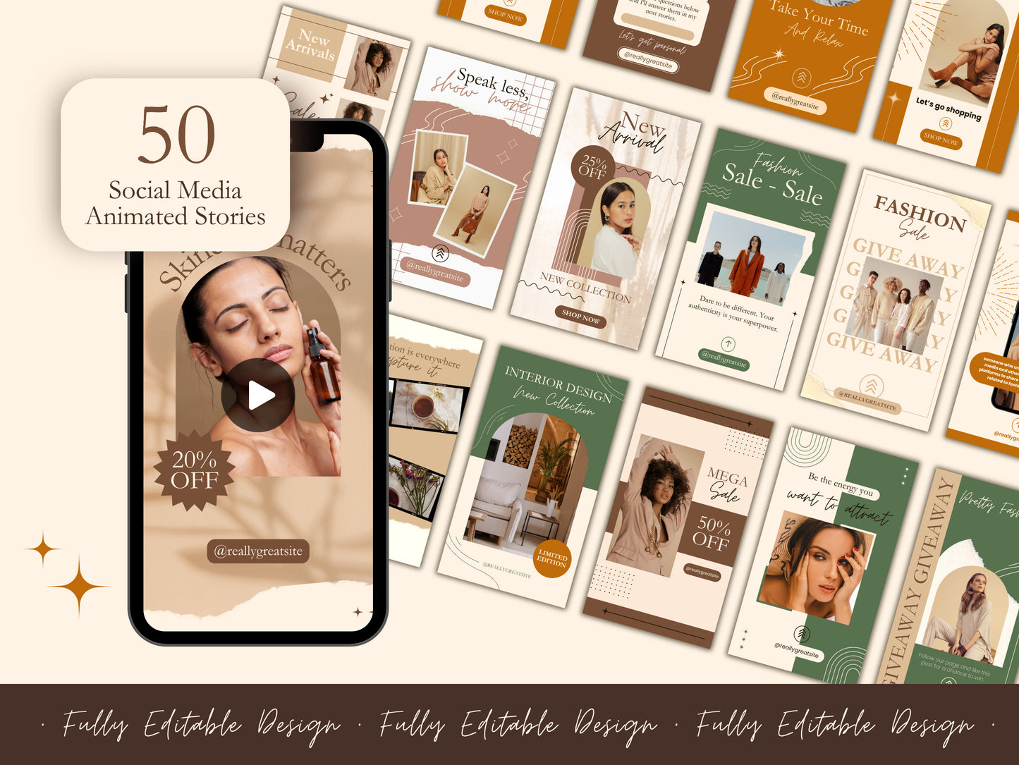 1000 Neutral Social Media Templates Instagram Post Templates IG Story Templates Bundle Instagram Stories Instagram Highlights Canva Template