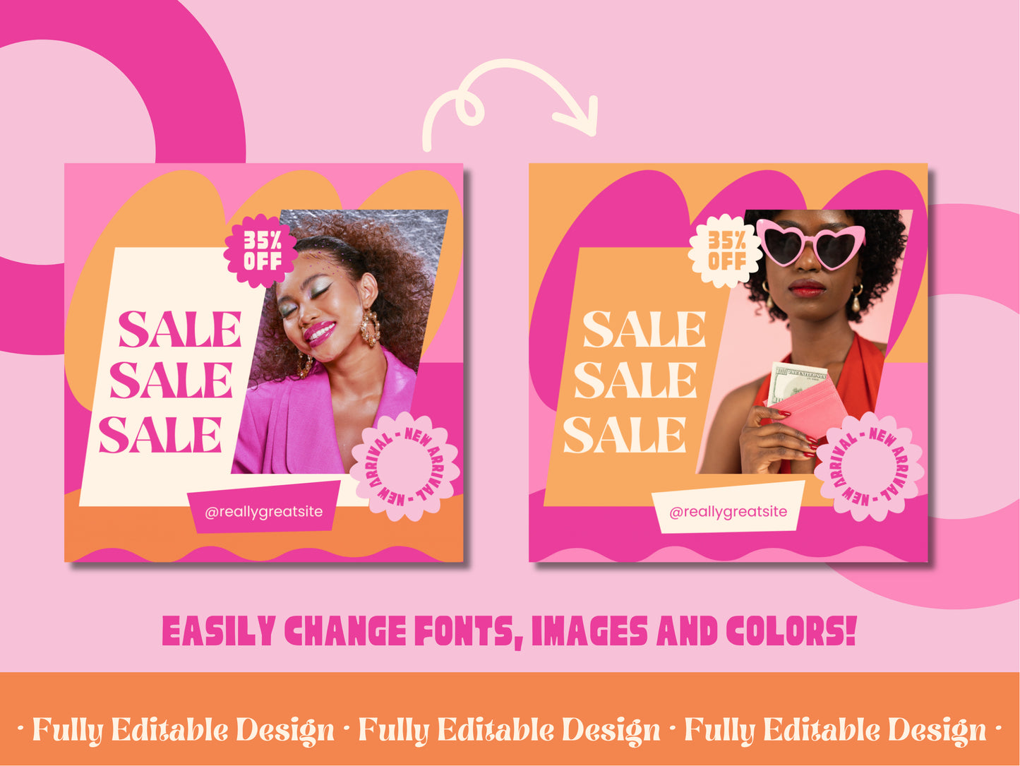200 Canva Social Media Post Templates for Marketing Posts Business Templates Engagement Posts Canva Editable Designs