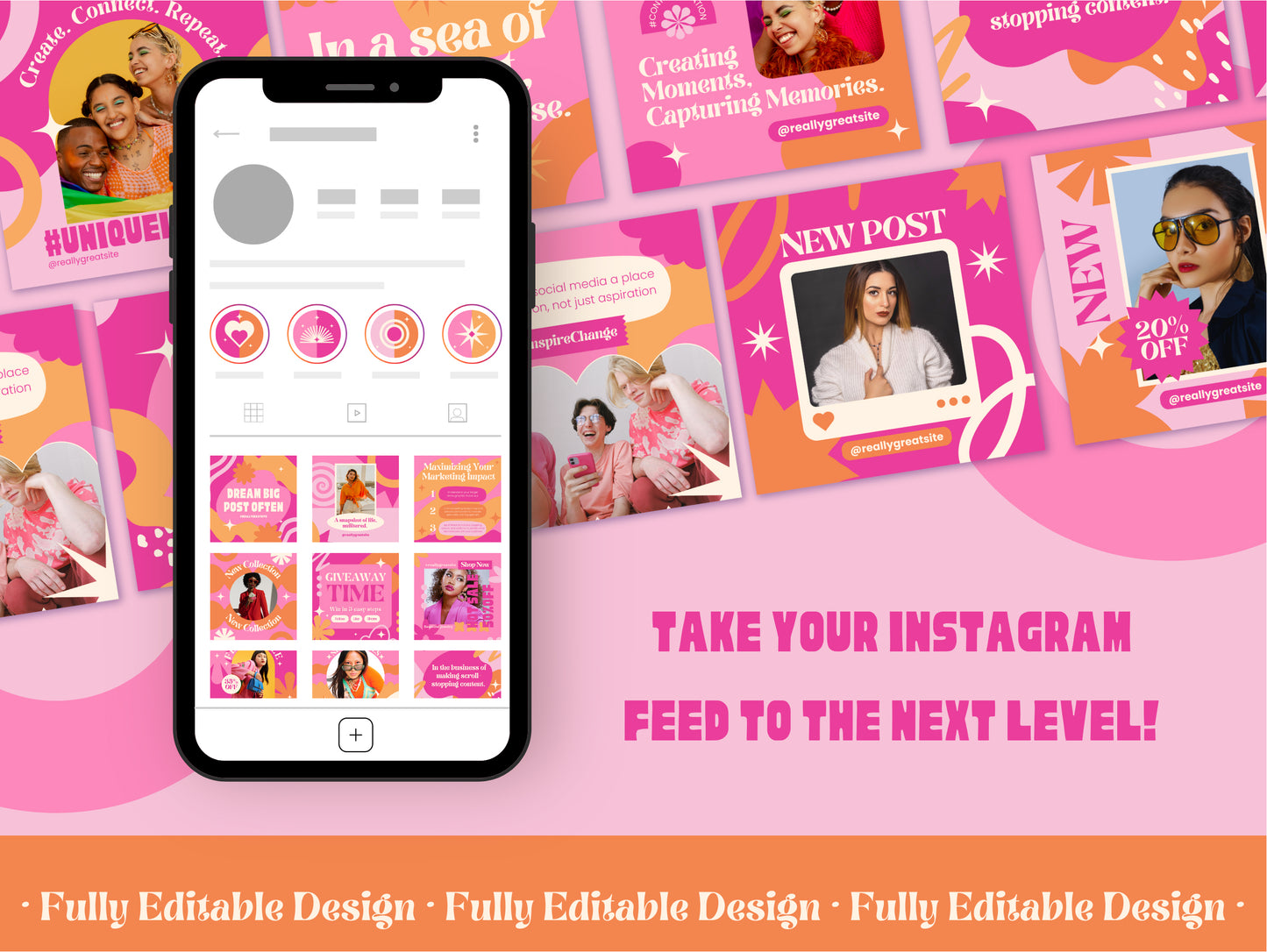 200 Canva Social Media Post Templates for Marketing Posts Business Templates Engagement Posts Canva Editable Designs