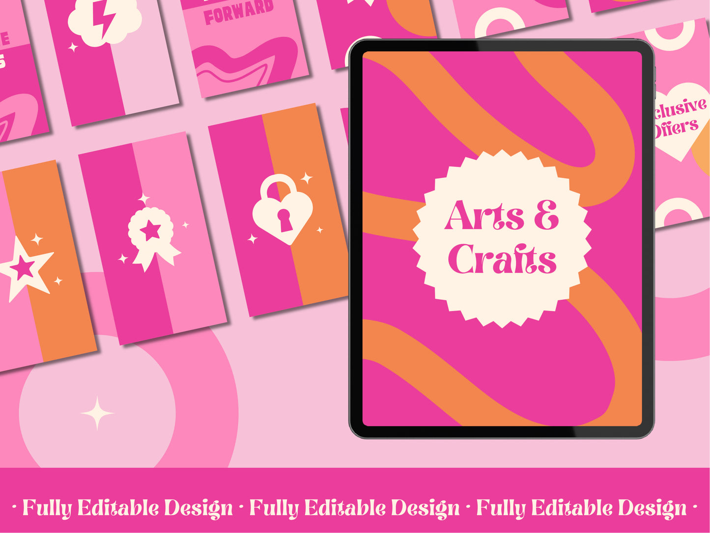 40 Instagram Highlights Templates Canvas Social Media Posts IG Highlights Pastel Pink Editable Canva Templates Instagram Posts Media