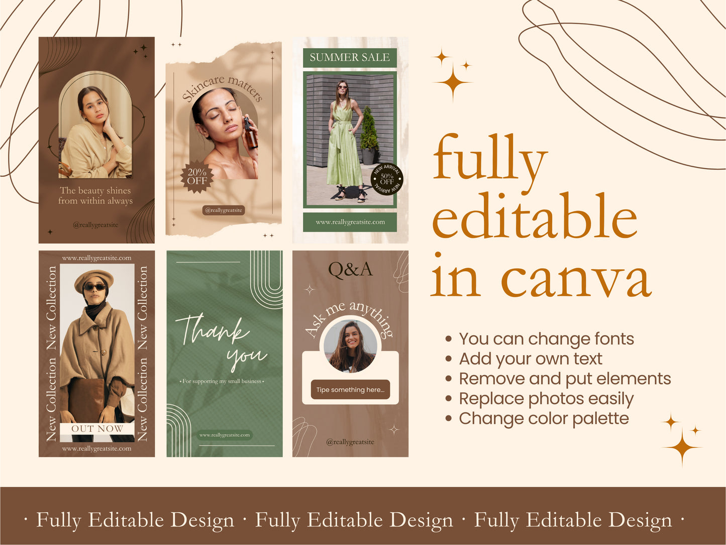 50 Animated Stories Neutral Canva Templates Instagram Animated Story Minimal Social Media Stories Beige Editable Ig Stories Reel Neutral