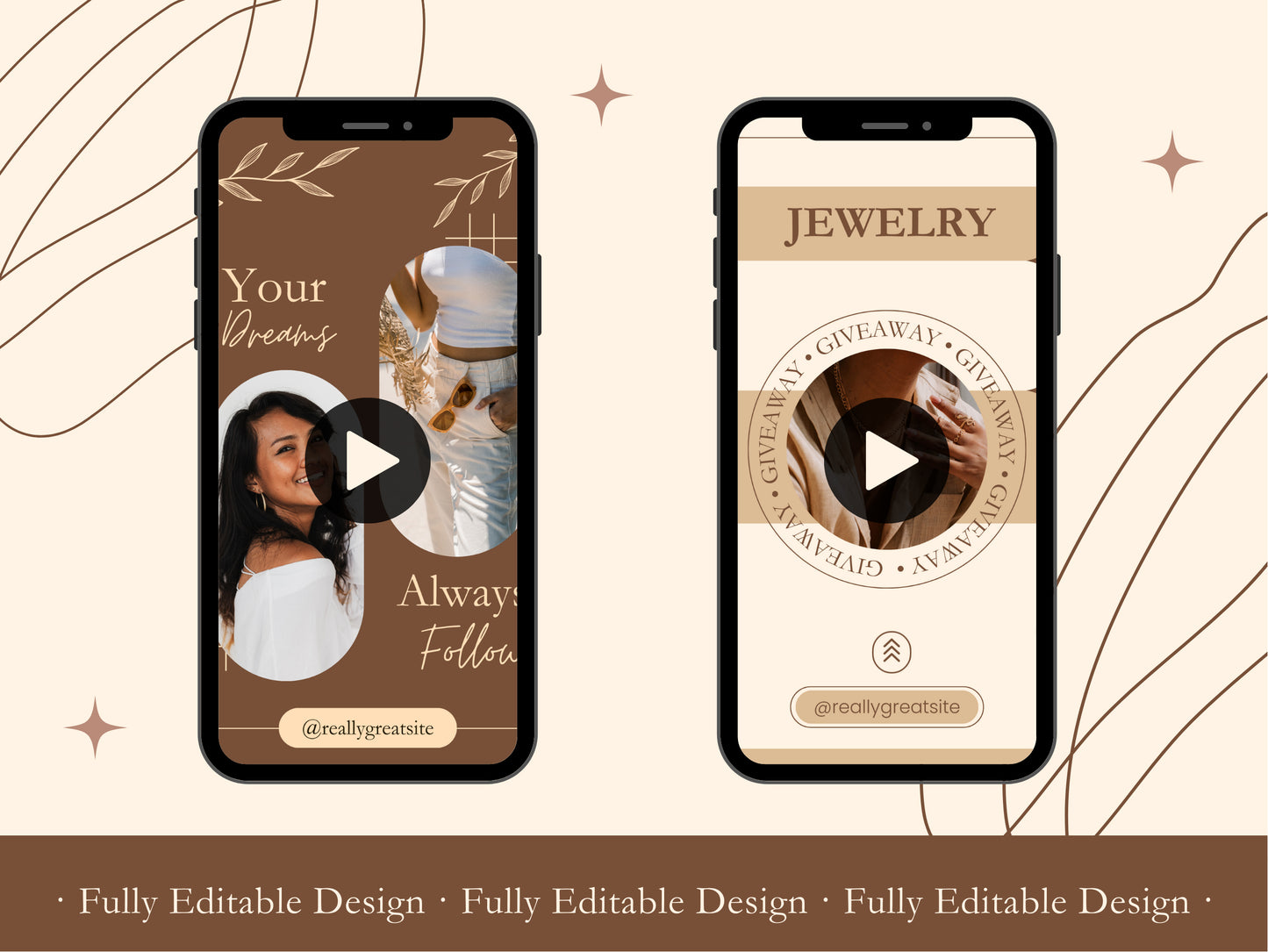 50 Animated Stories Neutral Canva Templates Instagram Animated Story Minimal Social Media Stories Beige Editable Ig Stories Reel Neutral