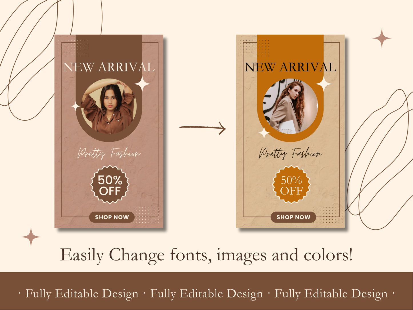 50 Animated Stories Neutral Canva Templates Instagram Animated Story Minimal Social Media Stories Beige Editable Ig Stories Reel Neutral