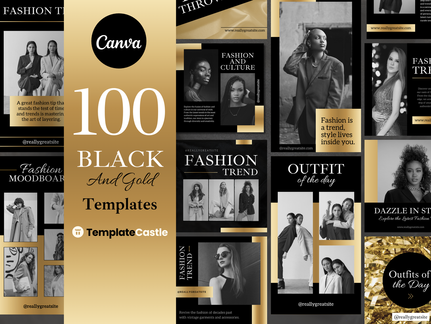 100 Canva Templates Elegant Social Media Instagram Stories And Templates IG Posts