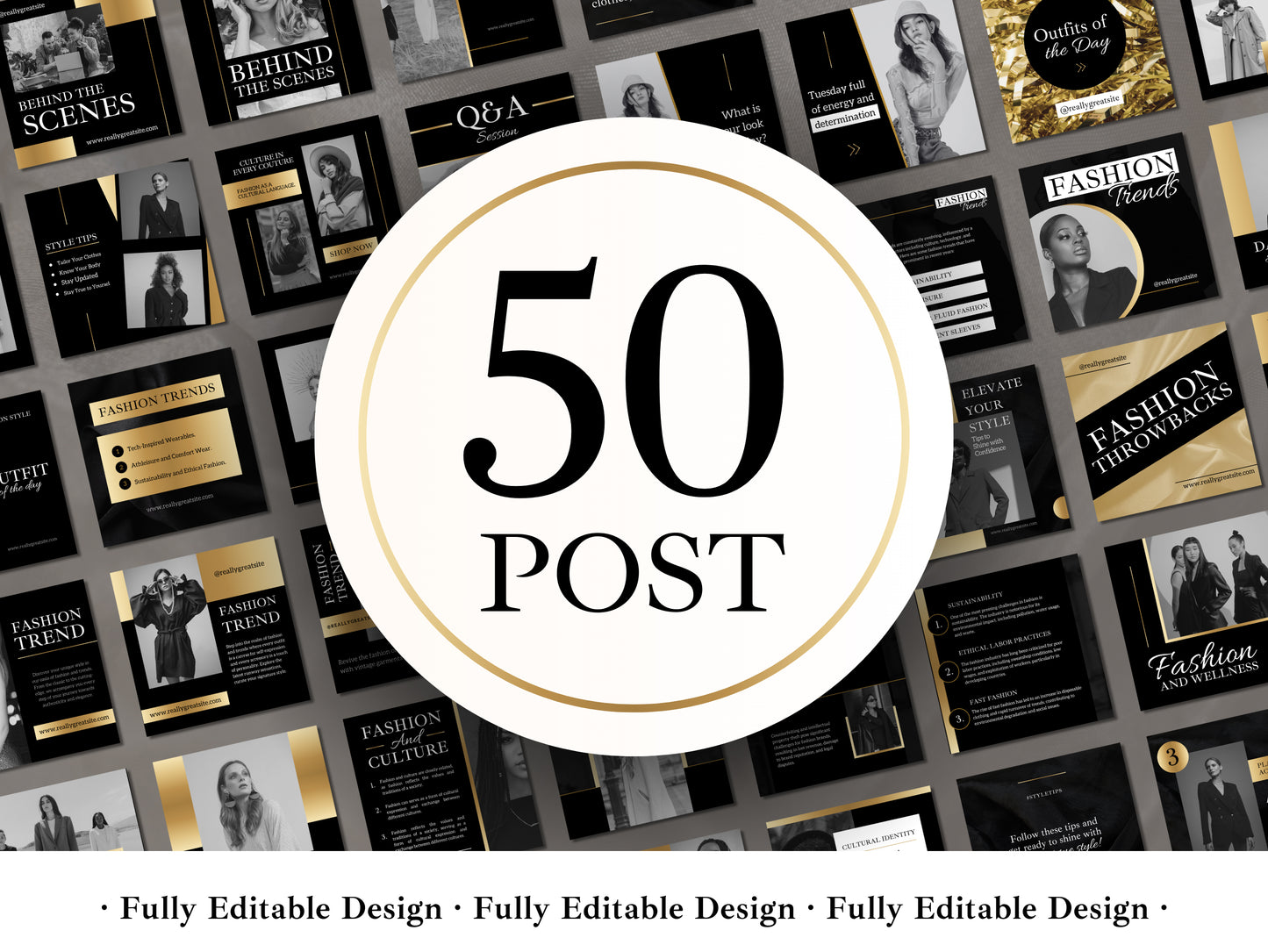100 Canva Templates Elegant Social Media Instagram Stories And Templates IG Posts