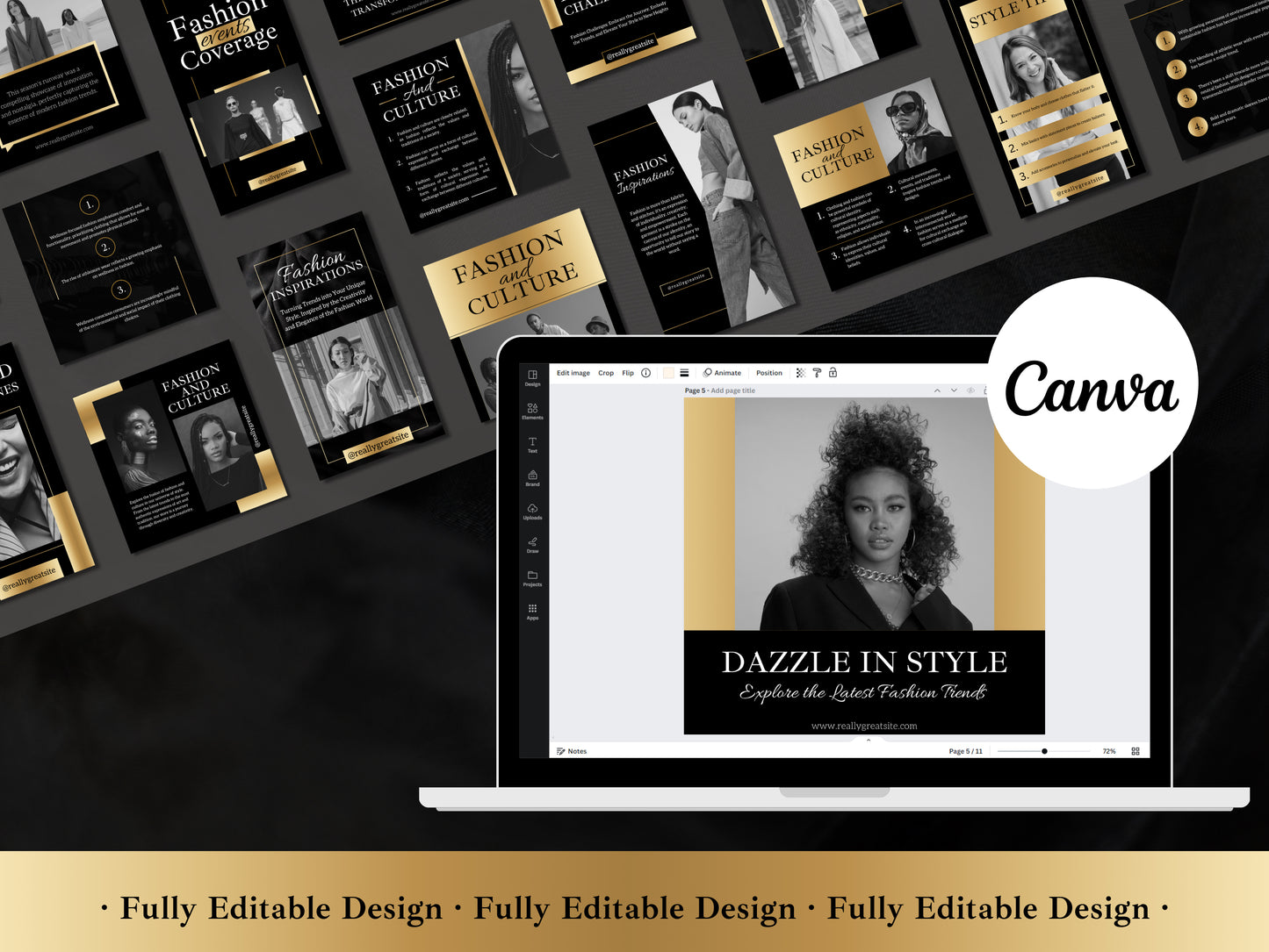 100 Canva Templates Elegant Social Media Instagram Stories And Templates IG Posts