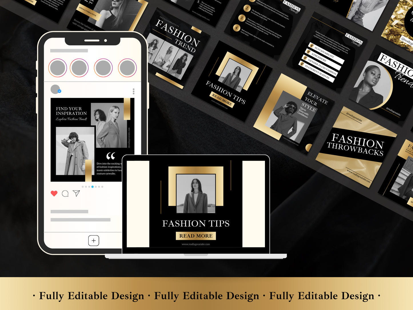 100 Canva Templates Elegant Social Media Instagram Stories And Templates IG Posts