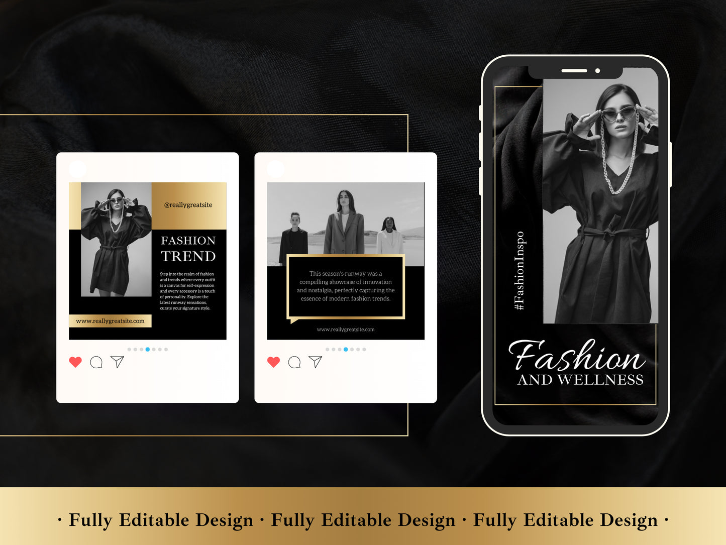 100 Canva Templates Elegant Social Media Instagram Stories And Templates IG Posts