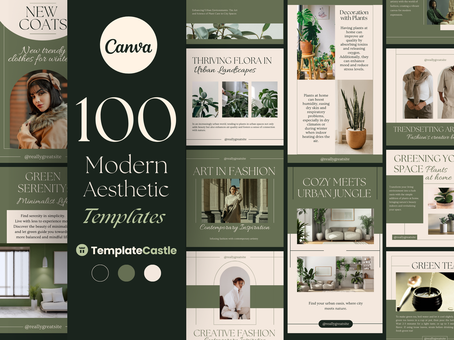 100 Canva Templates Social Media Posts Instagram Stories Editable Canva Templates IG stories for Social Media Posts And Stories