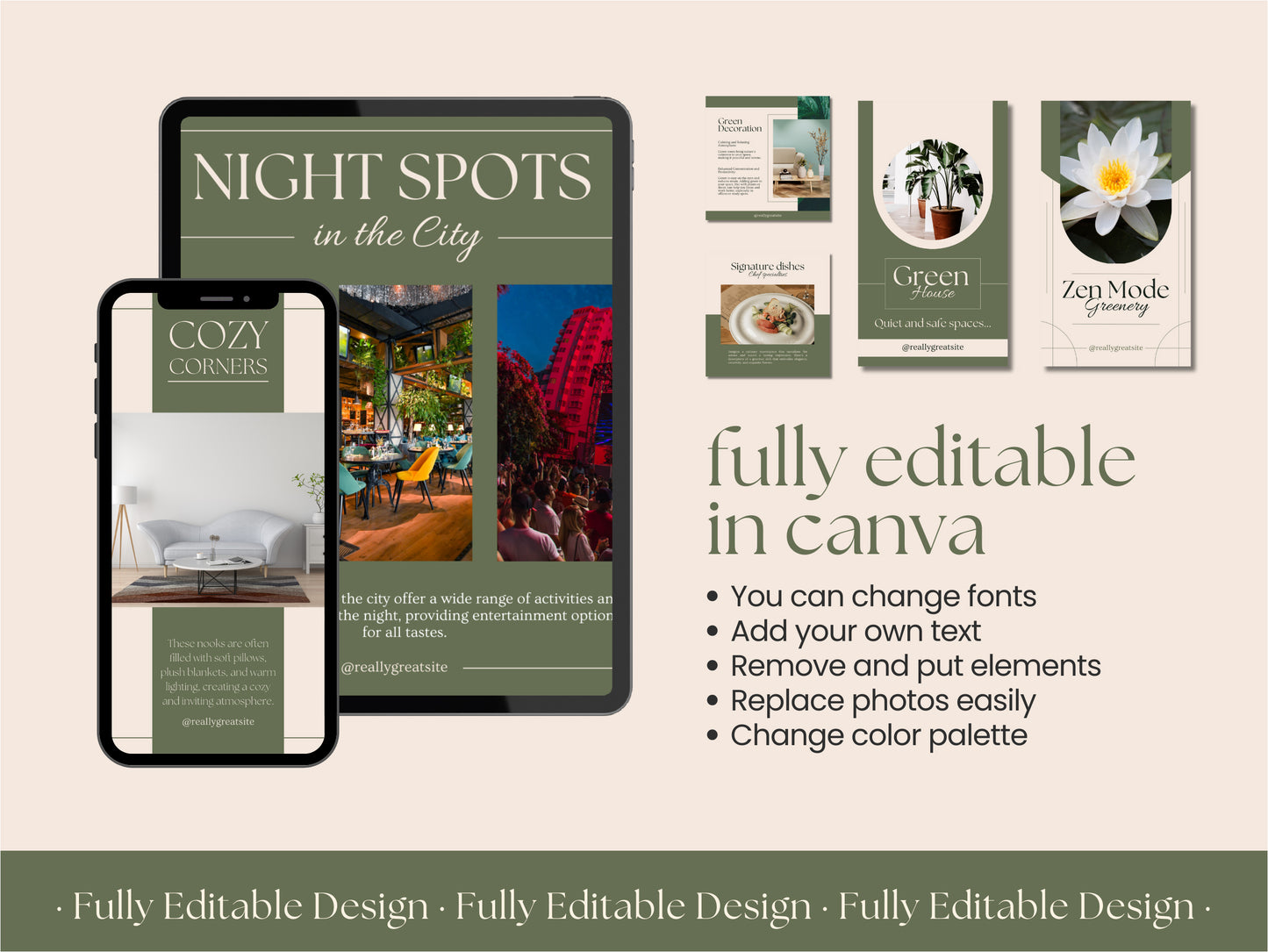 100 Canva Templates Social Media Posts Instagram Stories Editable Canva Templates IG stories for Social Media Posts And Stories