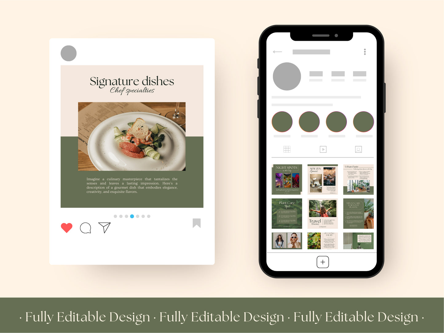 100 Canva Templates Social Media Posts Instagram Stories Editable Canva Templates IG stories for Social Media Posts And Stories