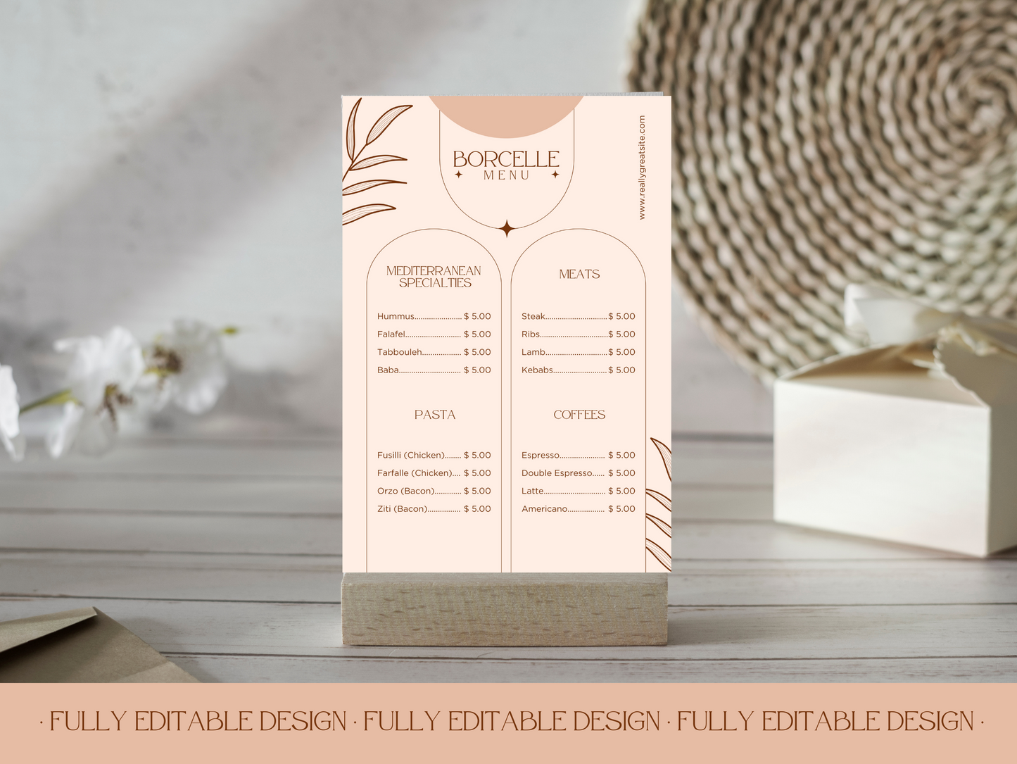 4 Elegant Menu Restaurant Templates Canva Editable Menu Templates Restaurants Menu Templates Cafe Menu Templates