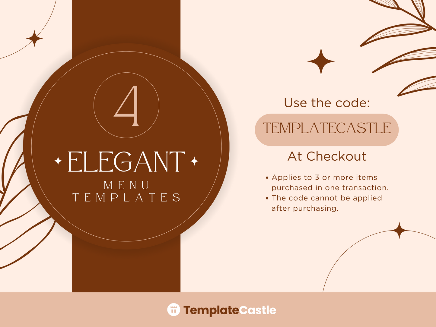 4 Elegant Menu Restaurant Templates Canva Editable Menu Templates Restaurants Menu Templates Cafe Menu Templates