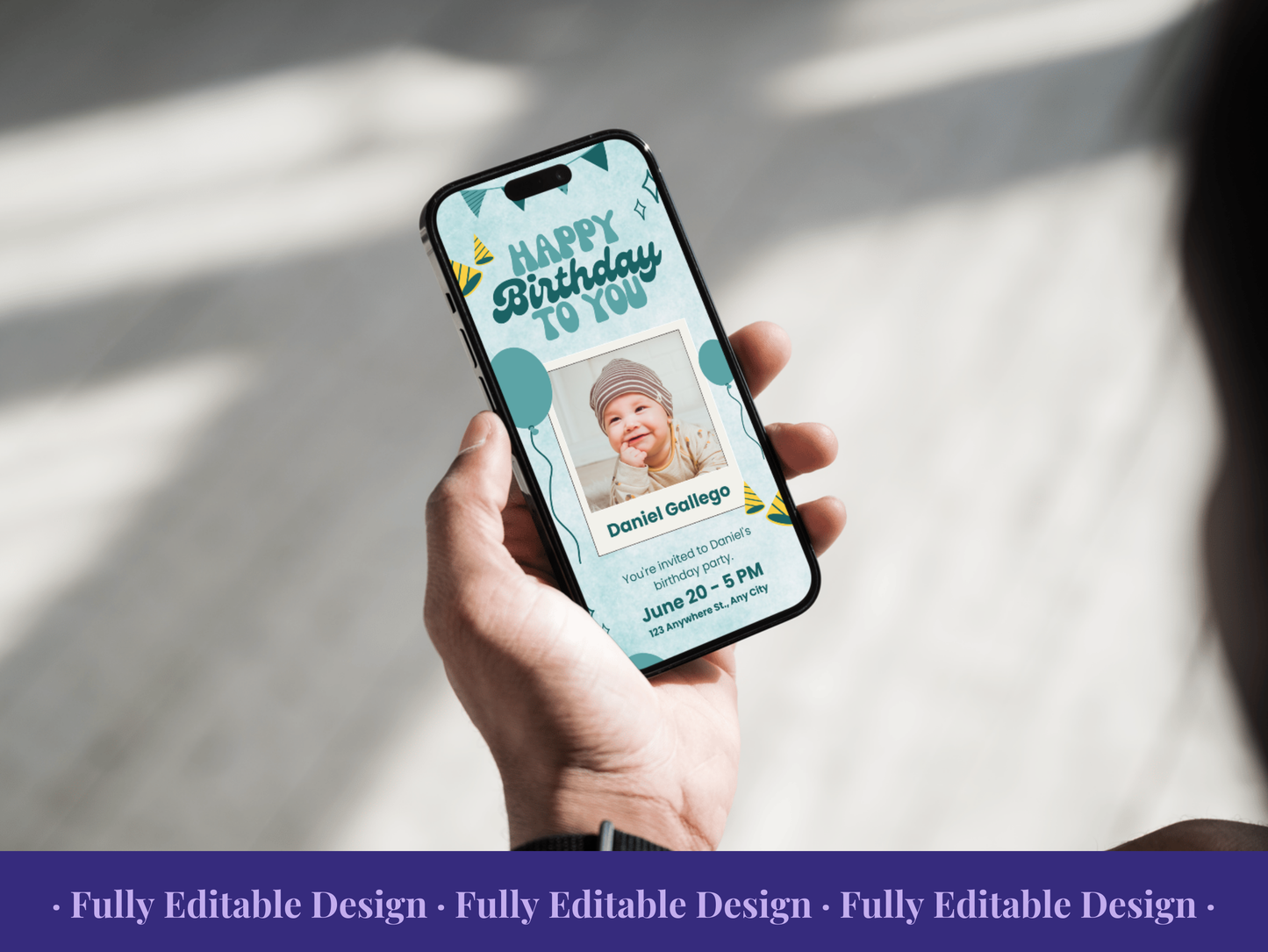 5 Animated Birthday Templates Canva Editable Animated Birthday Invitations Templates Happy Birthday Invitations Digital Birthday Cards