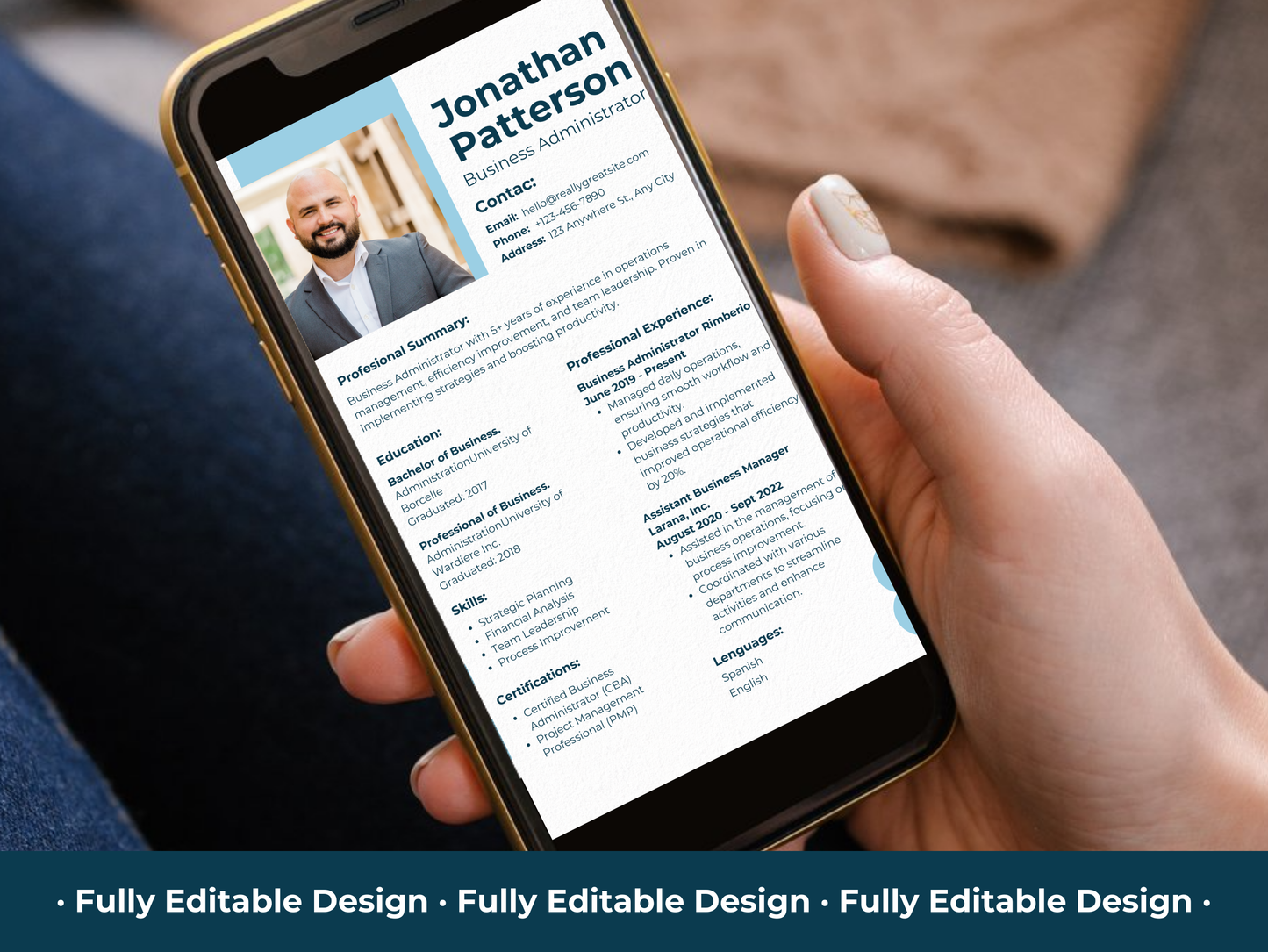 Professional Resume Canva Editable Template Digital Marketing Curriculum Vitae Templates Professional Marketing CV Template