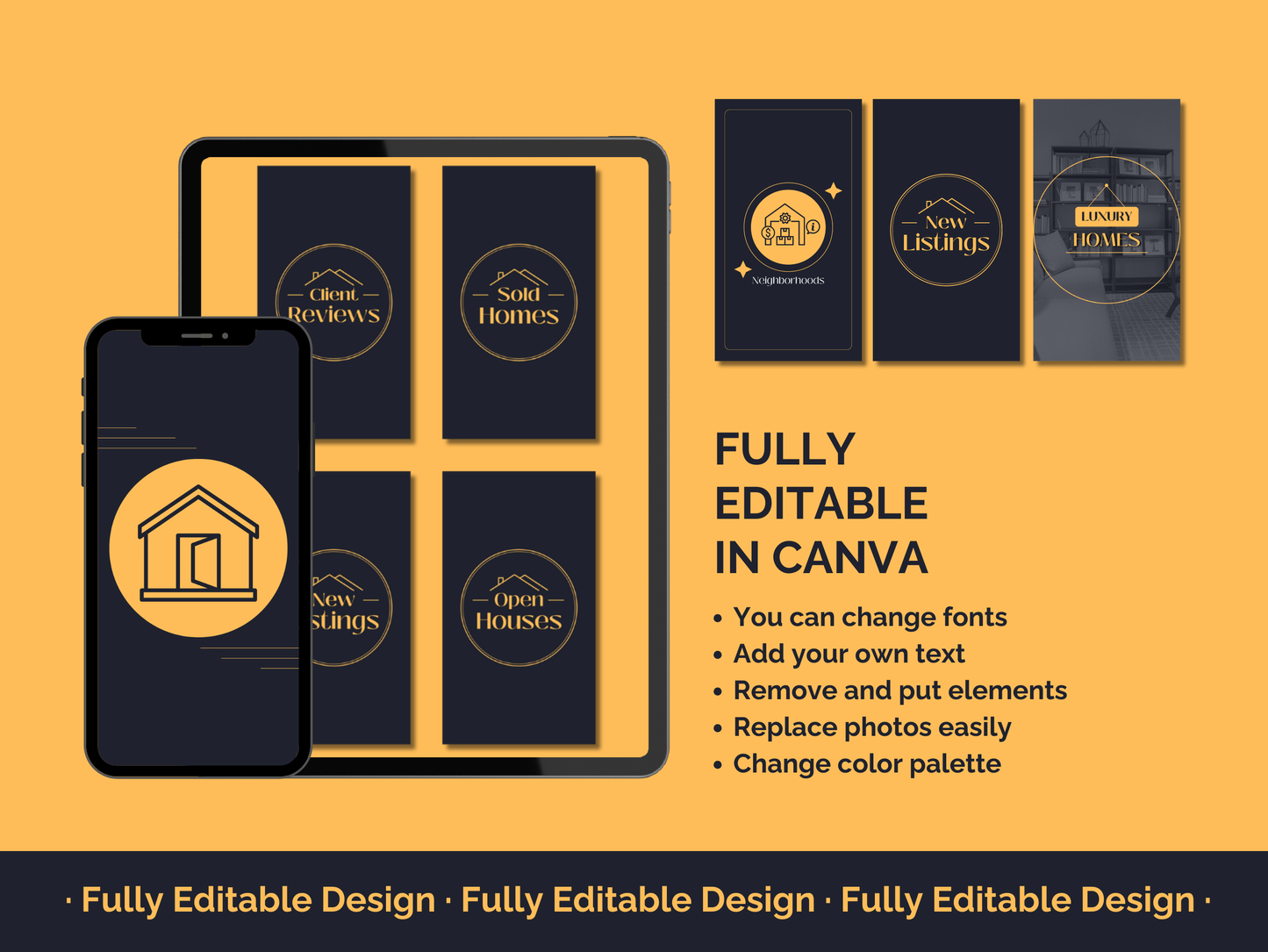 30 Realtor Instagram Highlight Covers Templates Canva Editable Real Estate Story Covers Social Media Animated Posts Templates