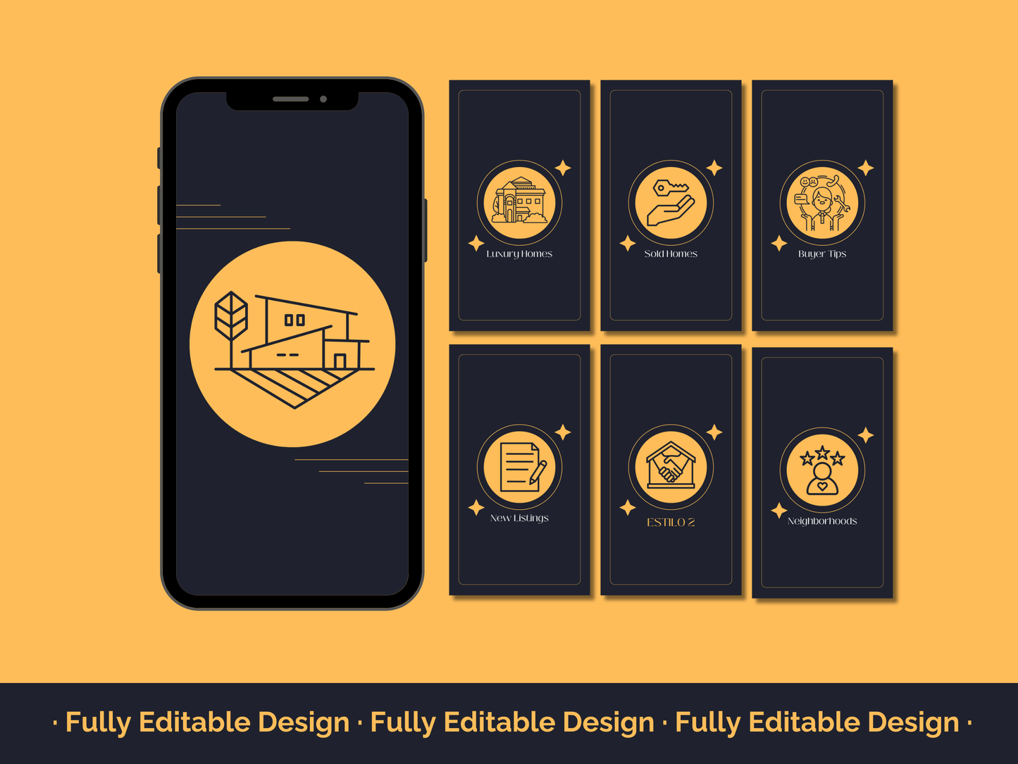 30 Realtor Instagram Highlight Covers Templates Canva Editable Real Estate Story Covers Social Media Animated Posts Templates