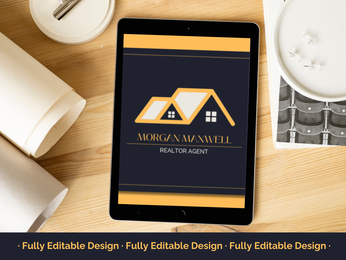 Realtor Agent Logo Templates 5 Elegant Canva Editable Logos Designs Real Estate Agents Realty Company Trademark Templates