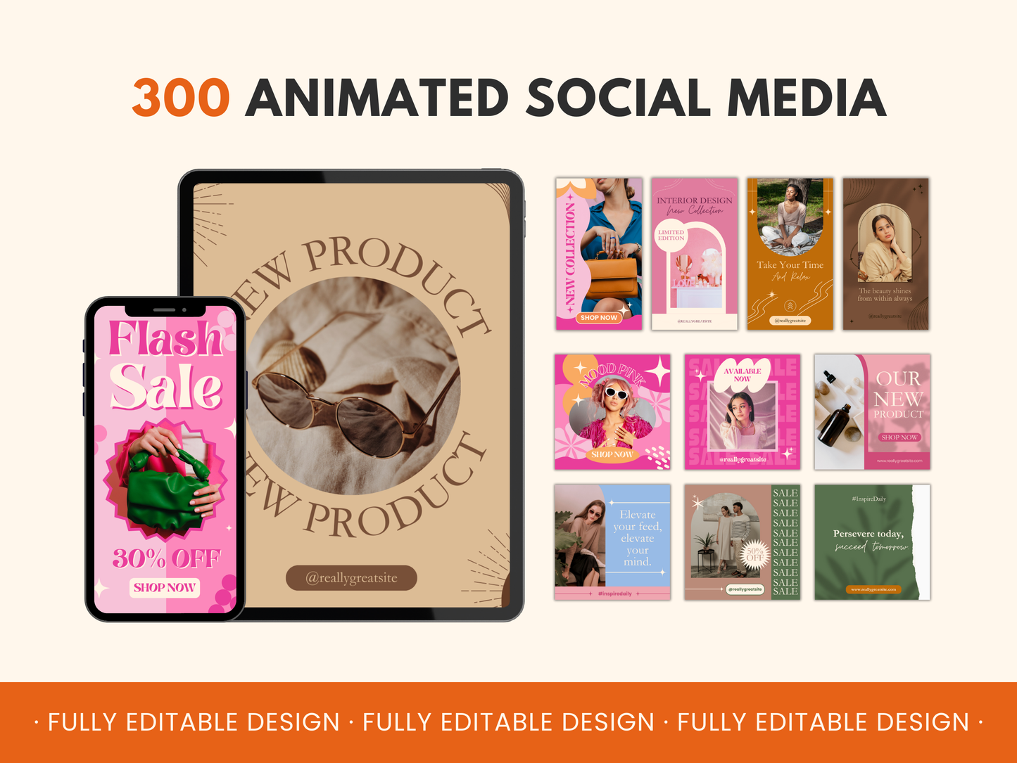 4,400+ Social Media Multi Style Canva Templates Bundle Canva Editable Social Media Posts Instagram Facebook Templates Tools Kit