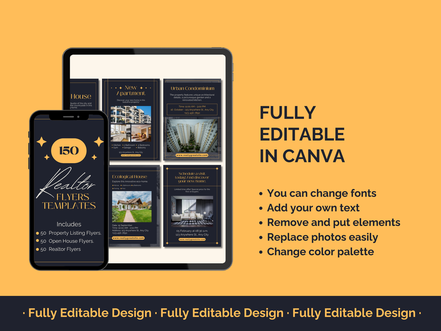150 Realtor Flyer Canva Editable Templates Real Estate Marketing Flyers Property Listing Flyers Canva Templates Realty