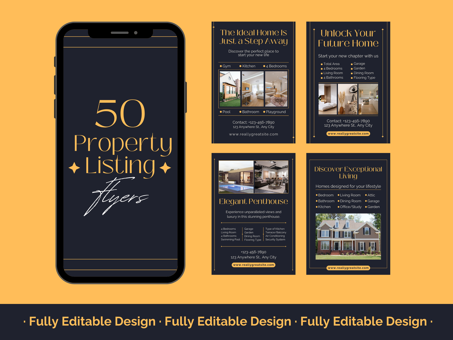 150 Realtor Flyer Canva Editable Templates Real Estate Marketing Flyers Property Listing Flyers Canva Templates Realty