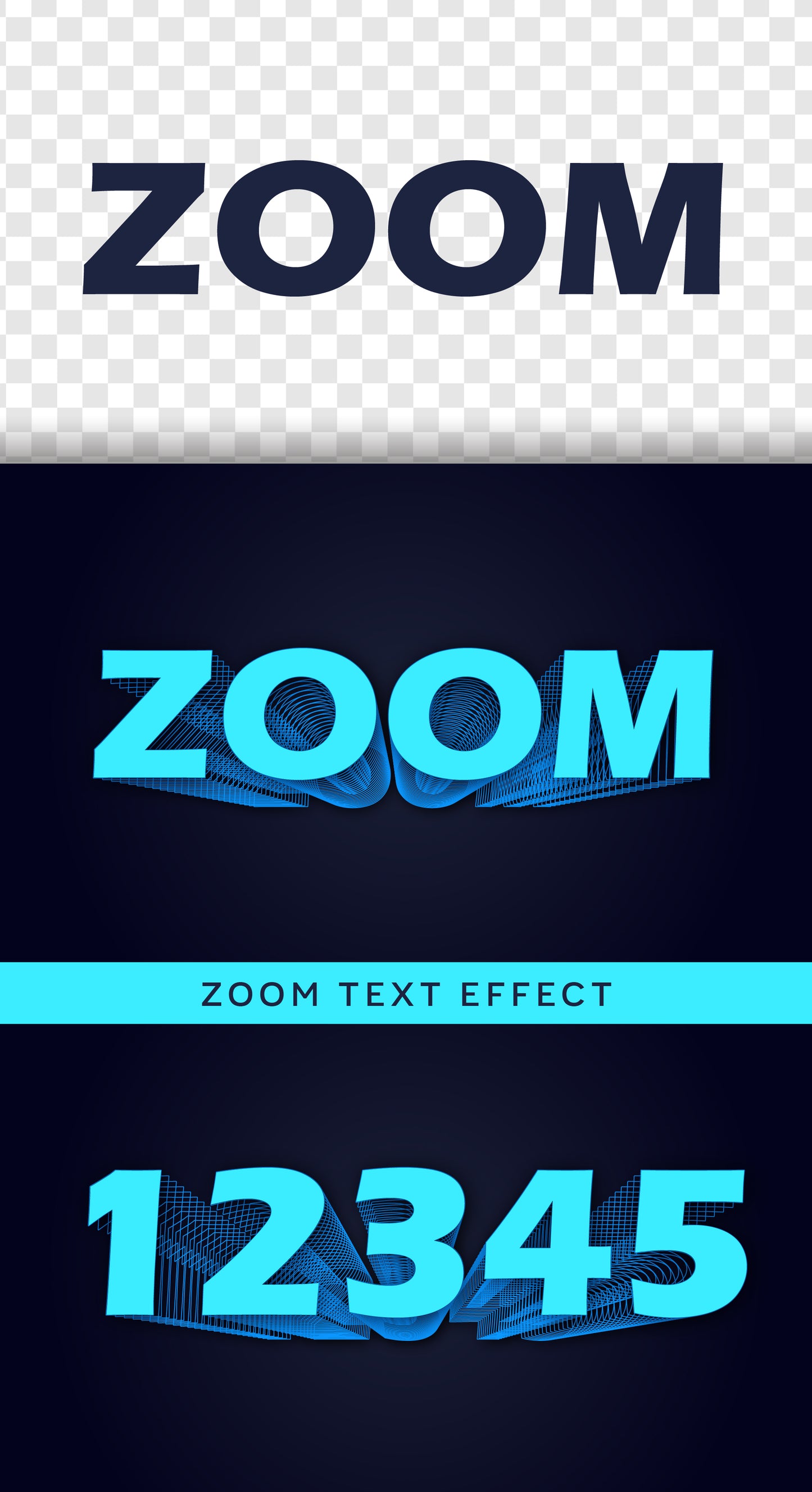 Zoom Text Effect
