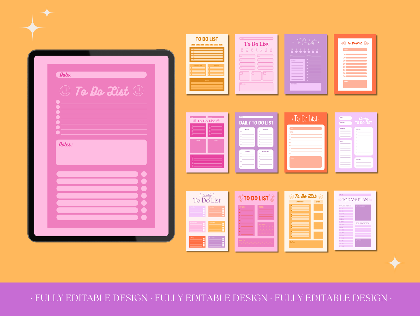 15 Aesthetic To Do List Templates Canva Editable Template Daily Planner Productivity Template Planner Printable Tasks Checklists