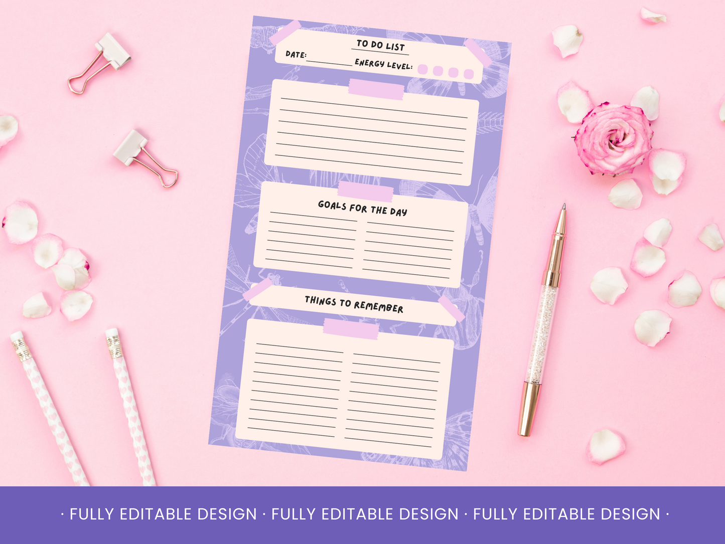 20 Multistyle To Do List Templates Canva Editable Daily Planner Template Productivity Printable To Do List organizer