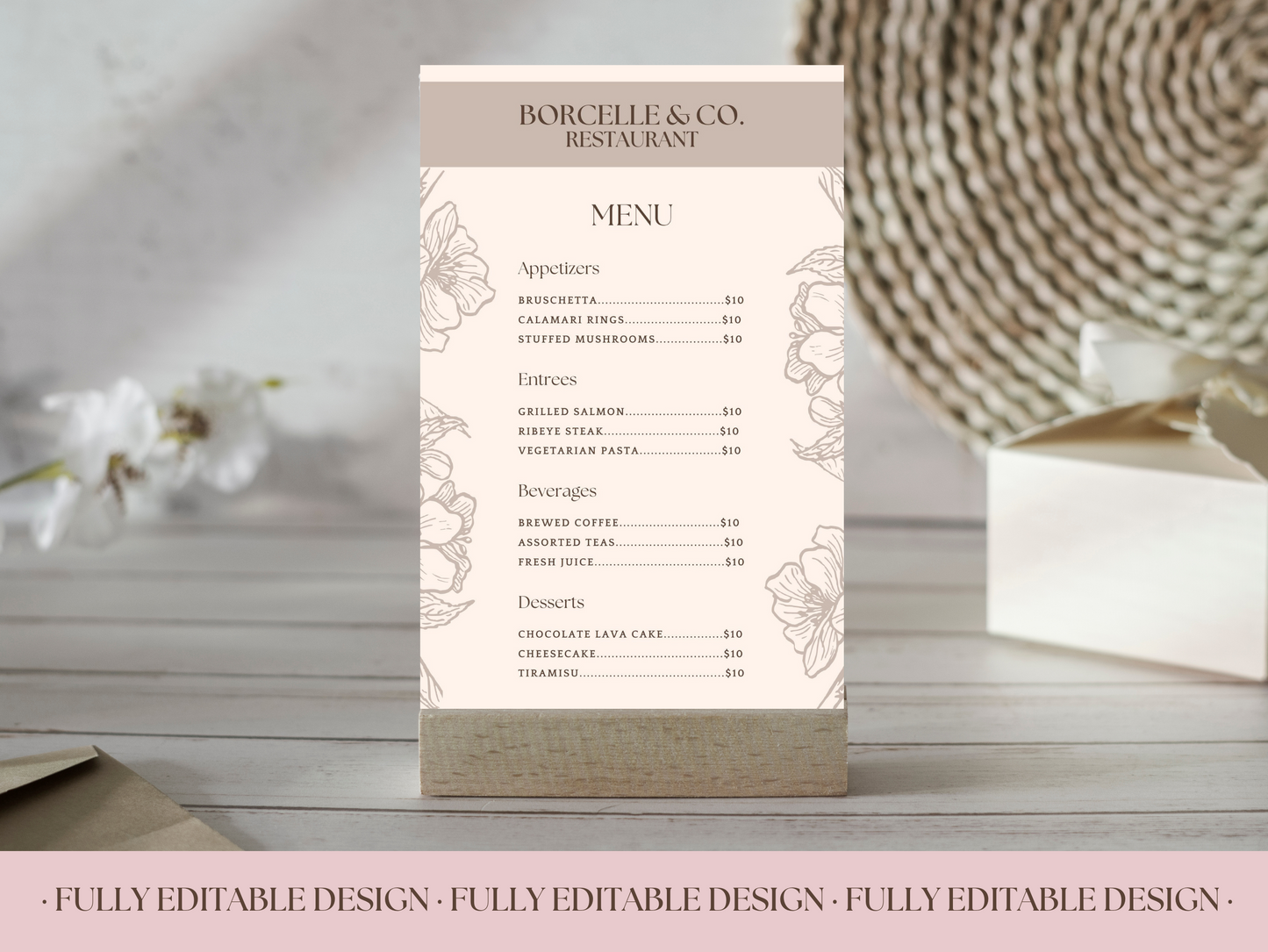 4 Elegant Menu Restaurant Templates Canva Editable Menu Templates Minimalist Restaurants Menu Delicious Food