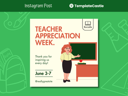 Modern Classroom Teacher Appreciation Week Canva Template