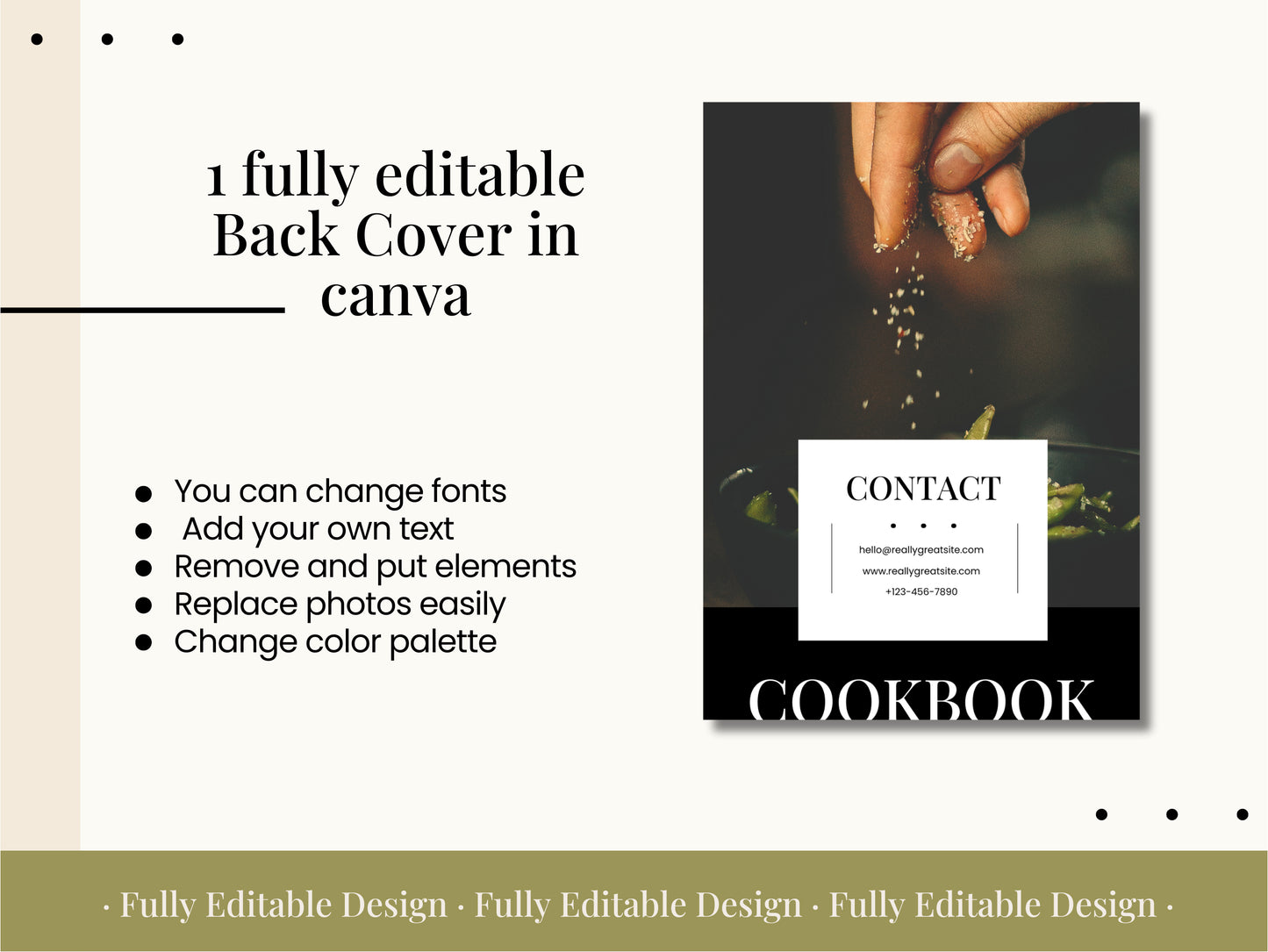 26 Cookbook Pages Canva Templates Delicious Recipes Book Digital Cooking Guide Social Media Delights Food Posts Canva Editable