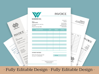 50 Invoice Templates Canva Editable Templates Business Invoices Professional Invoices Templates  Receipt Form Templates