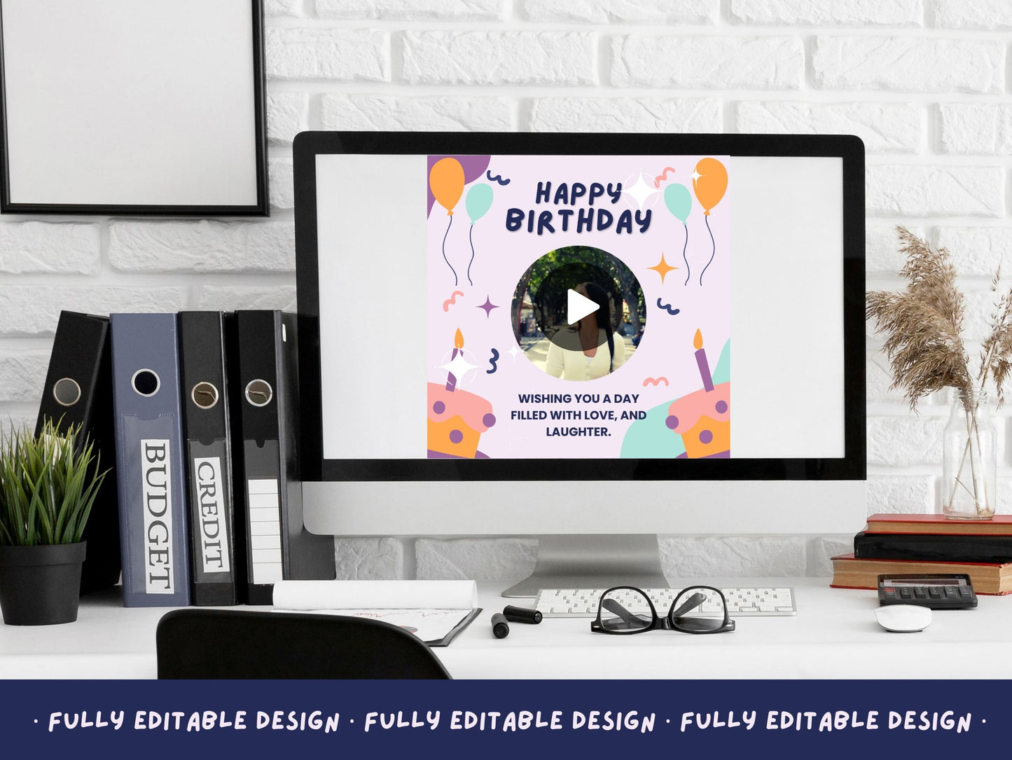 5 Animated Birthday Greetings Templates Canva Editable Birthday Celebration Template Canva Animated Birthday Card Template