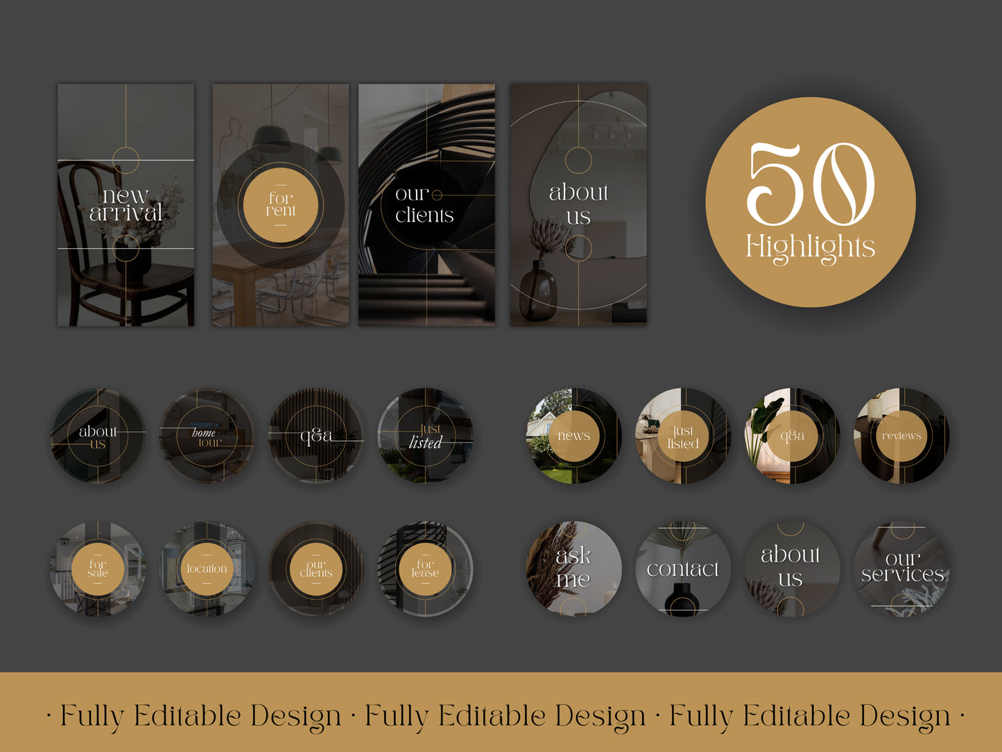 300 Real Estate Canva Templates Luxury Listings Modern Real Estate Posts Realtor Marketing Real Estate Stories and Highlights