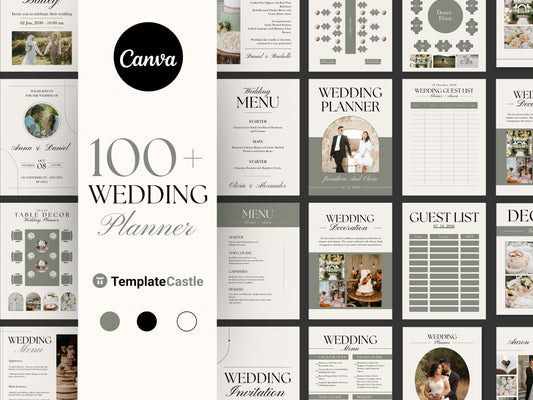 100+ Wedding Planner Canva Templates Customizable Digital Wedding Checklist Bridal Templates Elegant Wedding Itinerary Editable In Canva