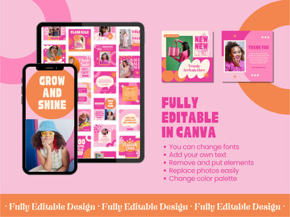 200 Canva Social Media Post Templates for Marketing Posts  Business Templates   Engagement Posts  Canva Editable Designs