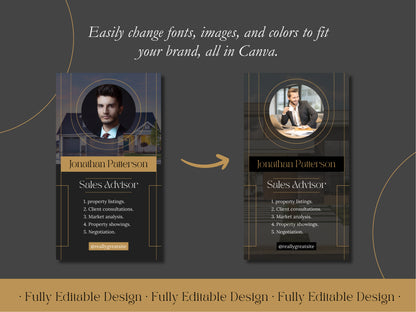 100  Real Estate Social Media Stories  Elegant Realtor Instagram Stories Templates for Canva Fully Editable Designs