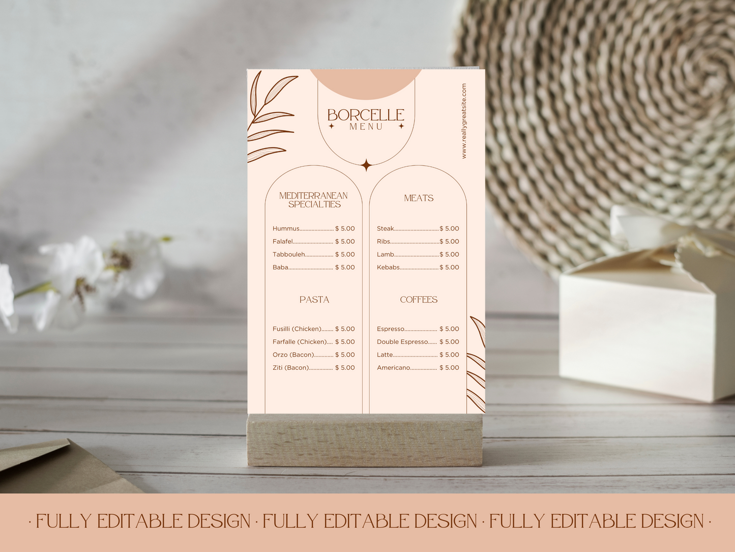 4 Elegant Menu Restaurant Templates Canva Editable Menu Templates  Restaurants Menu Templates  Cafe Menu Templates