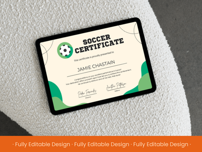 5 Sports Certificates Templates Editable Canva Templates  Awards Sports Certificates sports achievements Certificates Templates