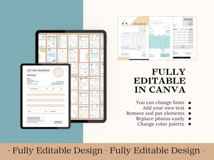 50 Invoice Templates Canva Editable Templates Business Invoices Professional Invoices Templates  Receipt Form Templates