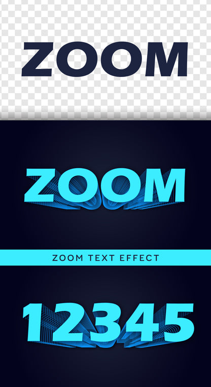 Zoom Text Effect