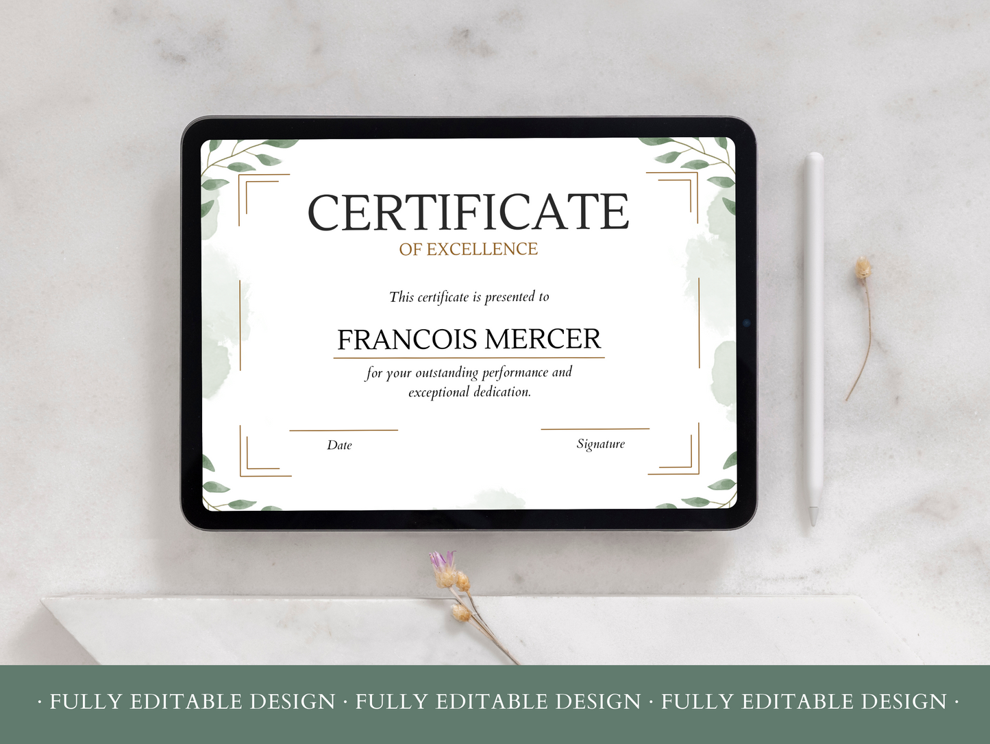 5 Organic Certificates Templates Canva Editable Certificates Templates appreciation Awards Certificates Excellence Award Certificates