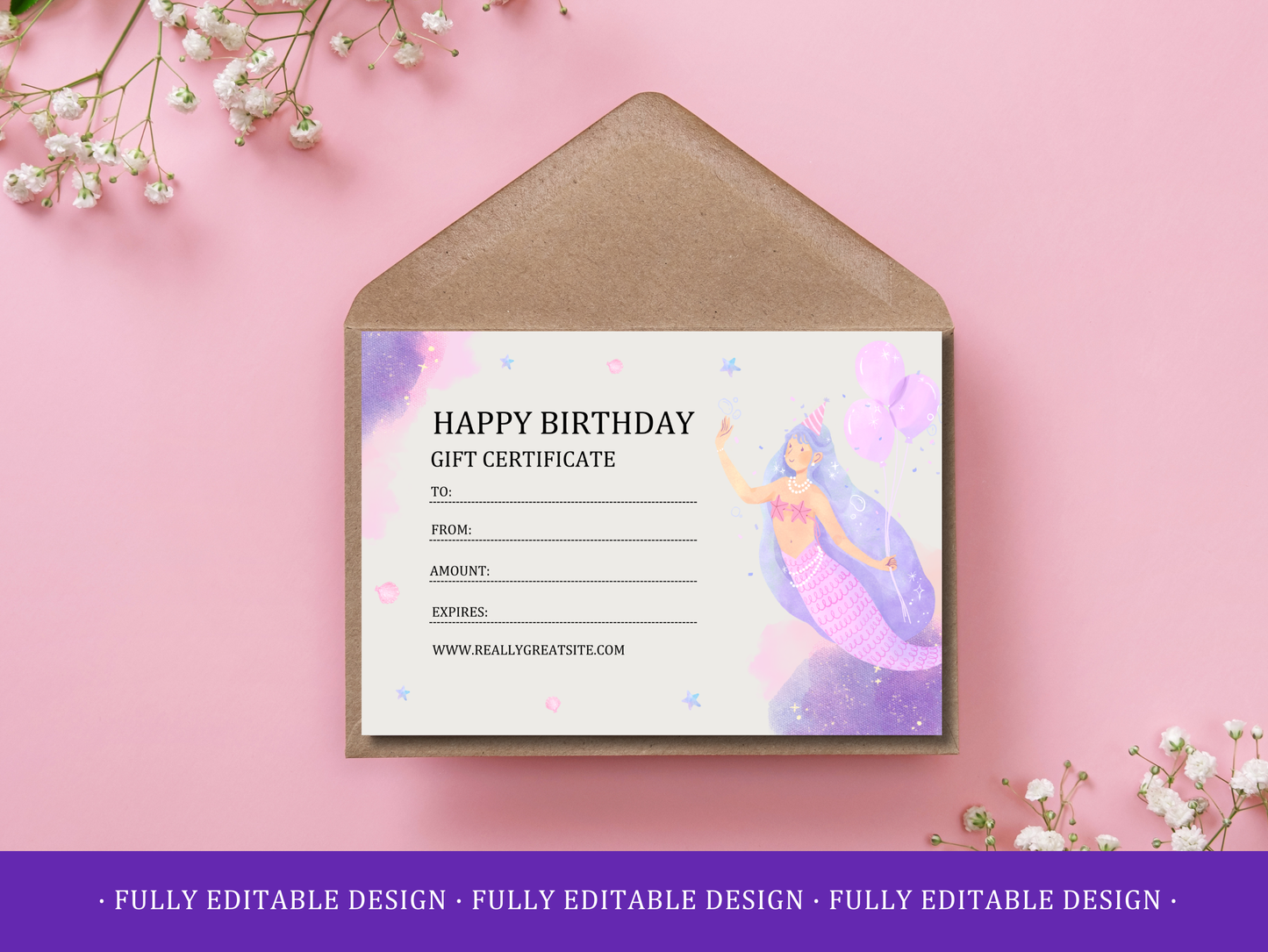 5 Birthday Gift Certificates Templates Canva Editable Gift Certificates Templates Happy Birthday Gift Vouchers Printable Certificates