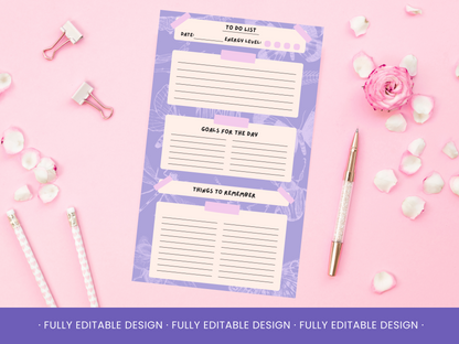 20 Multistyle To Do List Templates Canva Editable Daily Planner  Template Productivity Printable To Do List organizer