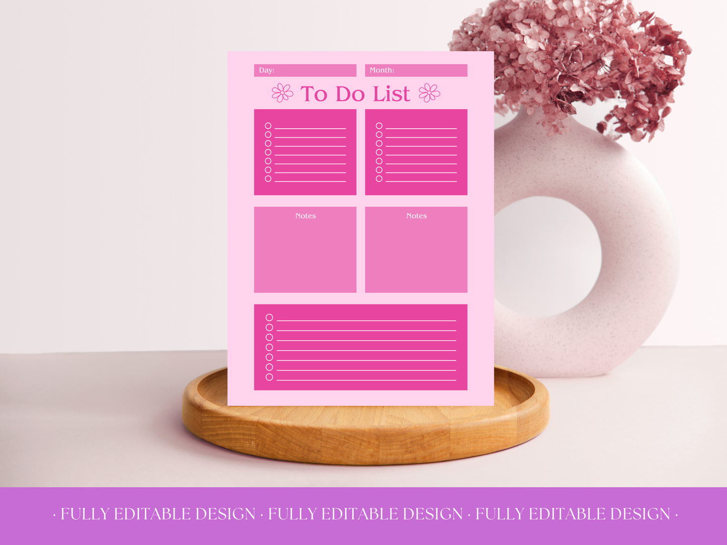 15 Aesthetic To Do List Templates Canva  Editable Template Daily Planner Productivity Template Planner Printable Tasks Checklists